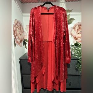 Red Velvet - Torrid - Kimono Jacket - 3x